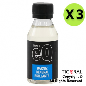 ACC. EQ BARNIZ Y DILUYENTE BRILLANTE 250 CC X 3 UNIDADES